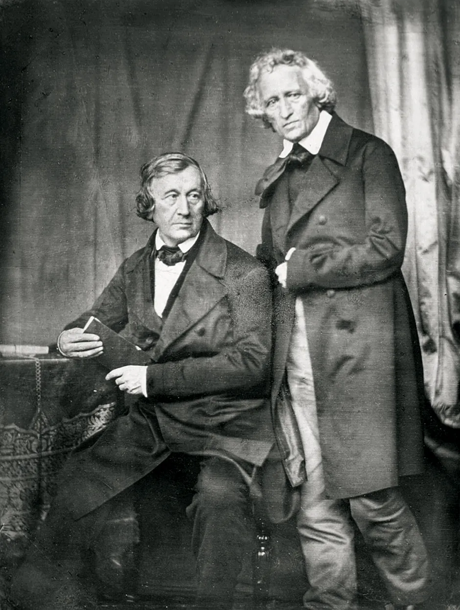 Wilhelm (links) und Jacob Grimm, Foto aus dem Jahr 1847