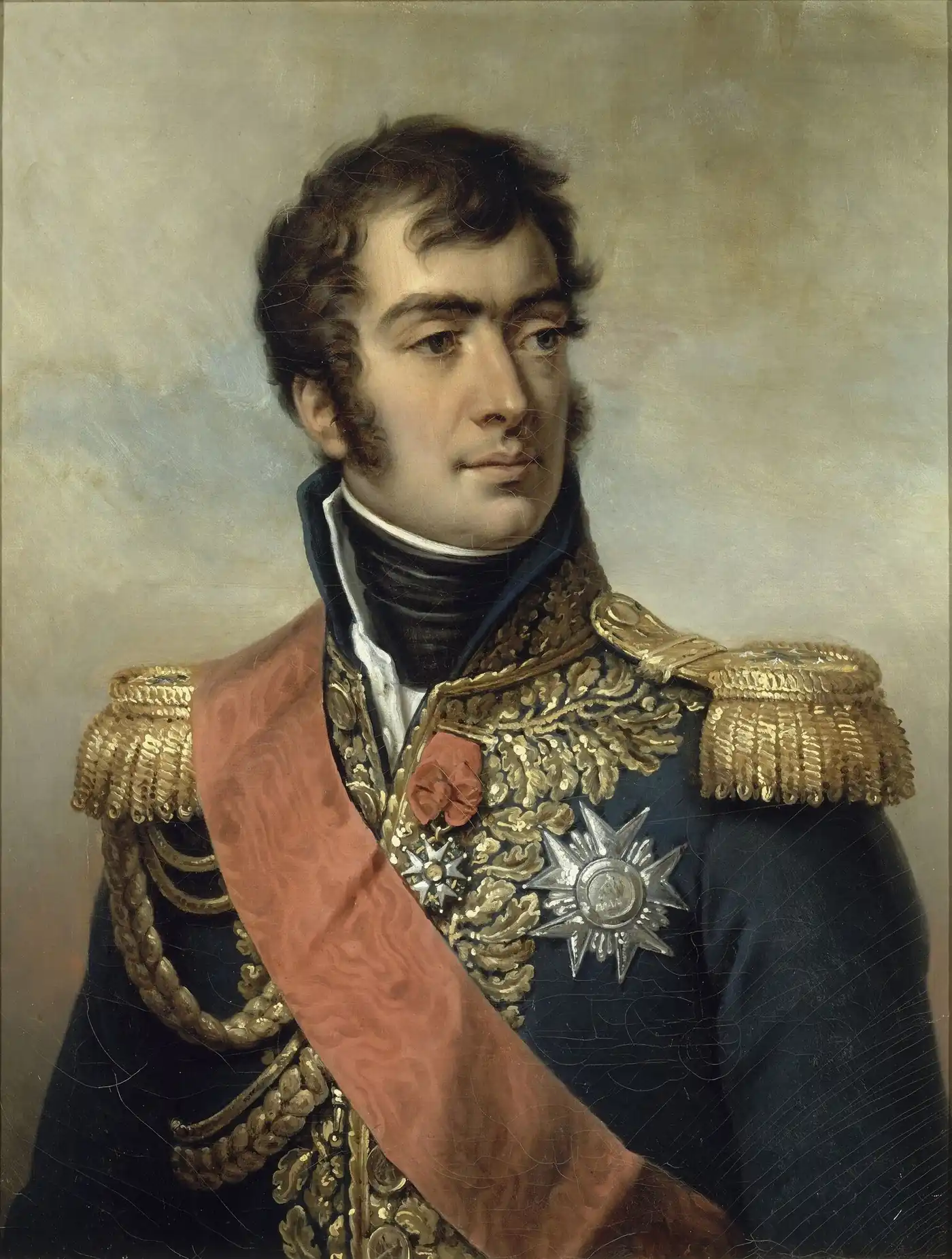 General Auguste de Marmont, der Empfänger des Briefes. Das Bild hat Paulin Guérin im Jahr 1837 gemalt.