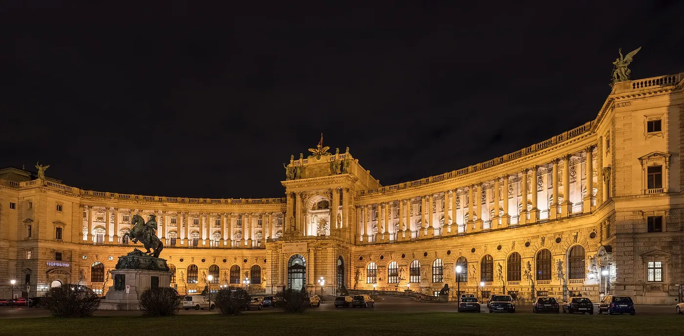 Die Neue Burg in der Wiener Hofburg. Hier hat die Österreichische Nationalbibliothek ihr Papyrusmuseum.